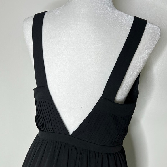 Fame and‎ Partners Black Lace Trim Dress Size 8 Altared* - Picture 4 of 12
